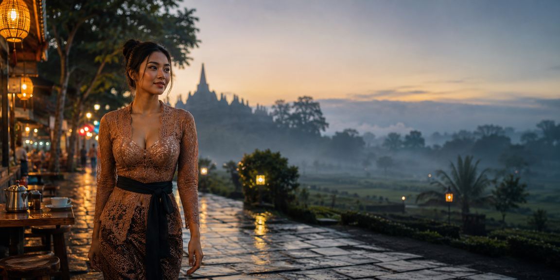 Pemuda Vietnam menikmati taruhan olahraga di kafe modern dengan layar ponsel dan kopi hangat